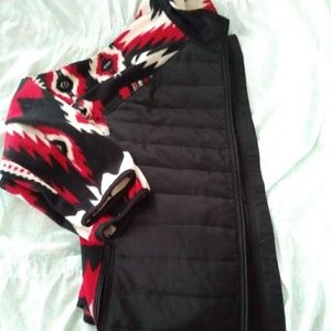 Ralph Lauren Fleece & Nylon Coat Plus Size 2X